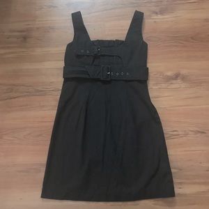 Dress with buckles